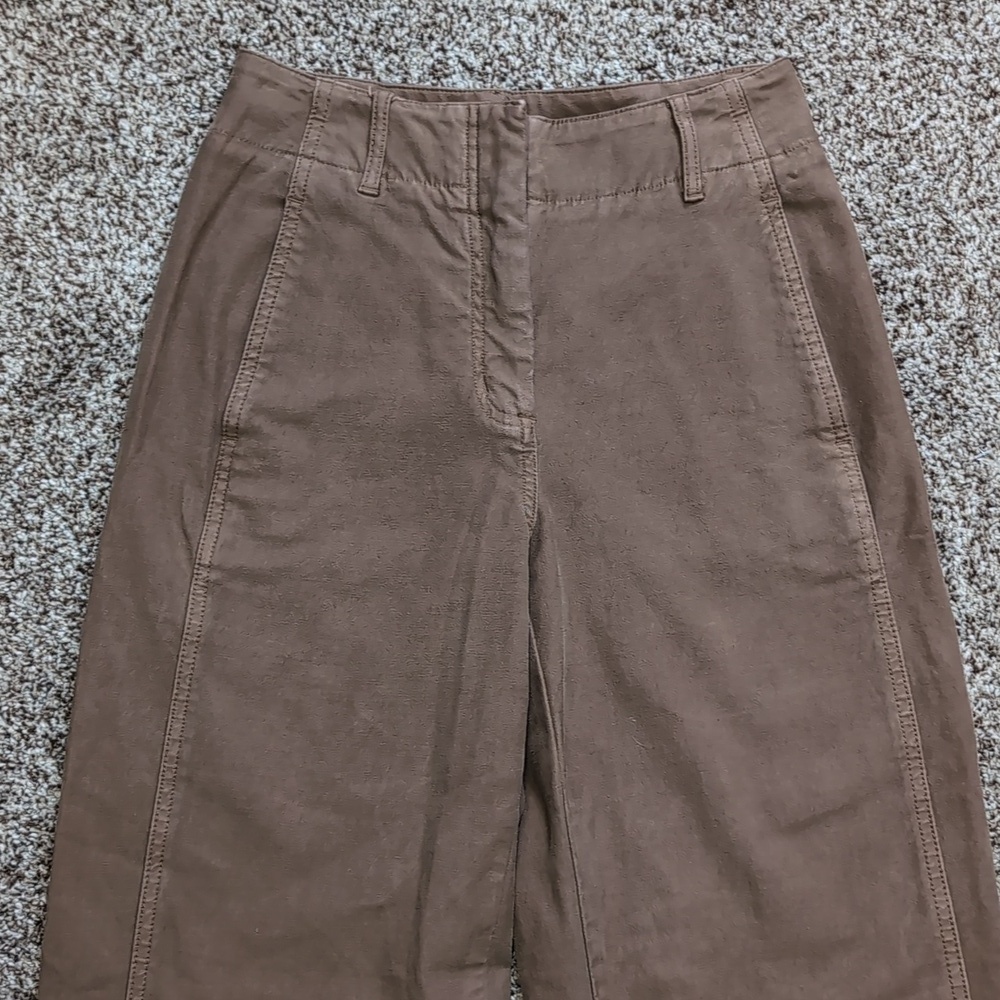 Wilfred Free Ascendant Pant Straight Leg Utility Brown Size 2 - Picture 4 of 10